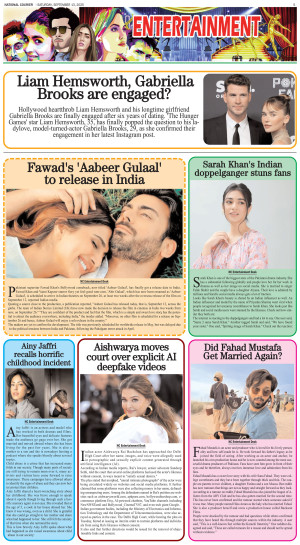 13 September, 2025 | Page Entertainment