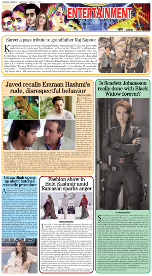 12 March, 2025 | Page Entertainment