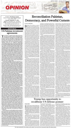 13 September, 2025 | Page OP-ED