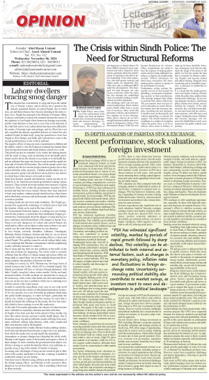 06 November, 2024 | Page OP-ED