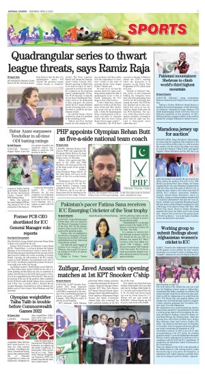 09 April, 2022 | Page Sports
