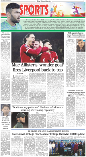 06 April, 2024 | Page Sports