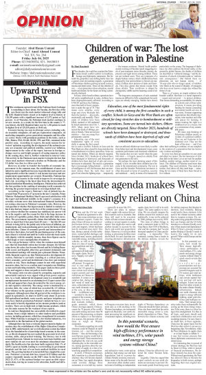 04 July, 2025 | Page OP-ED