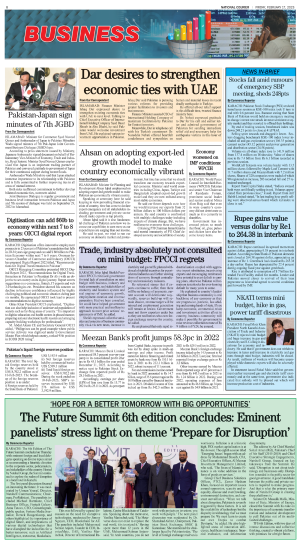 17 February, 2023 | Page Business