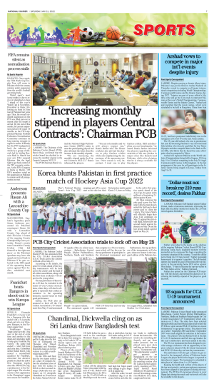 21 May, 2022 | Page Sports