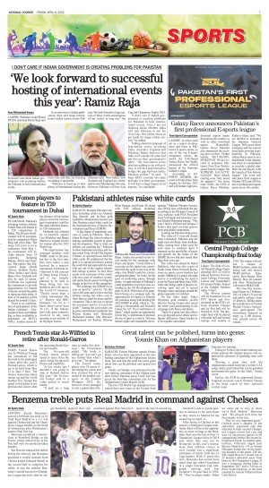 08 April, 2022 | Page Sports
