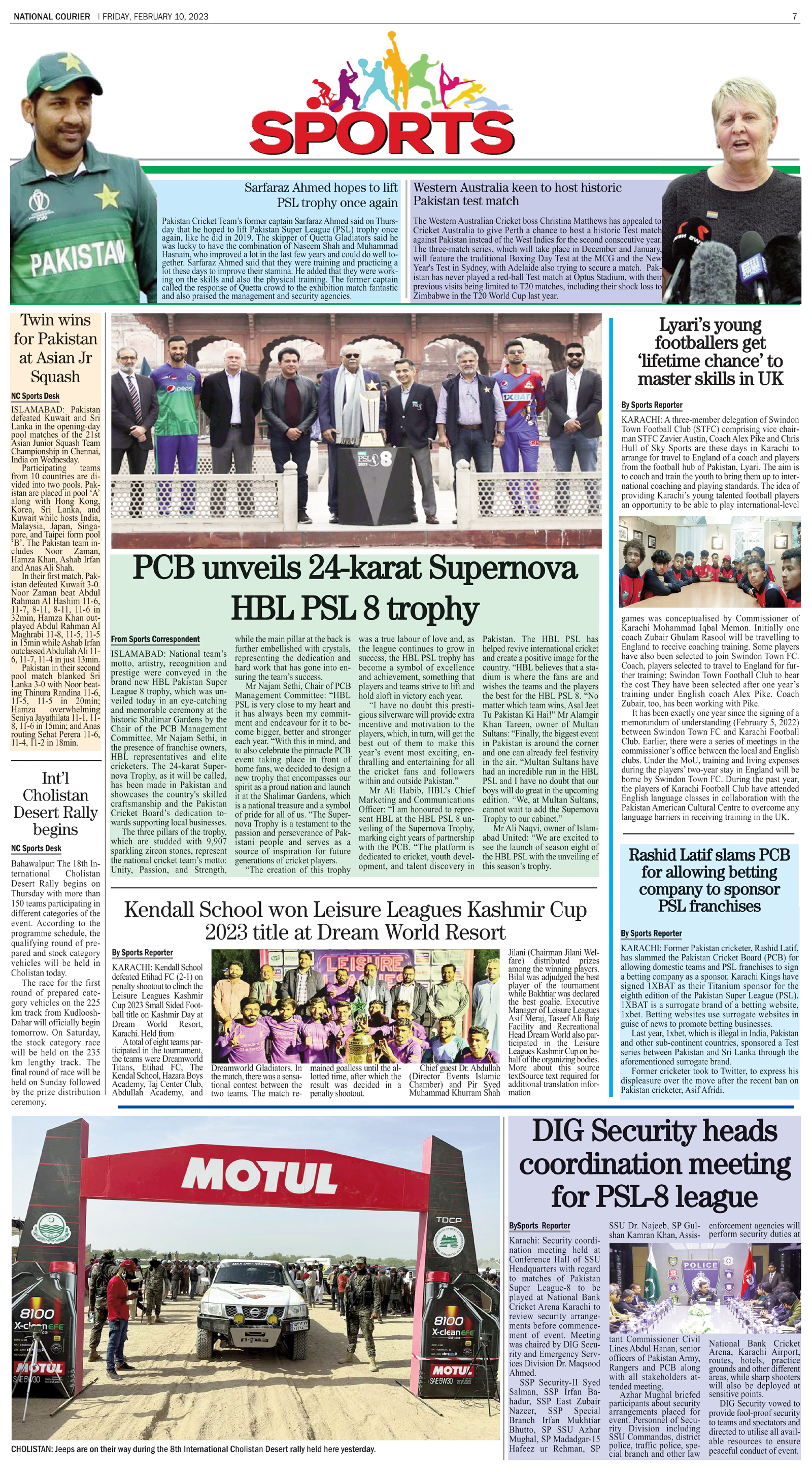 DNC-ePaper | 10 February, 2023 | Sports