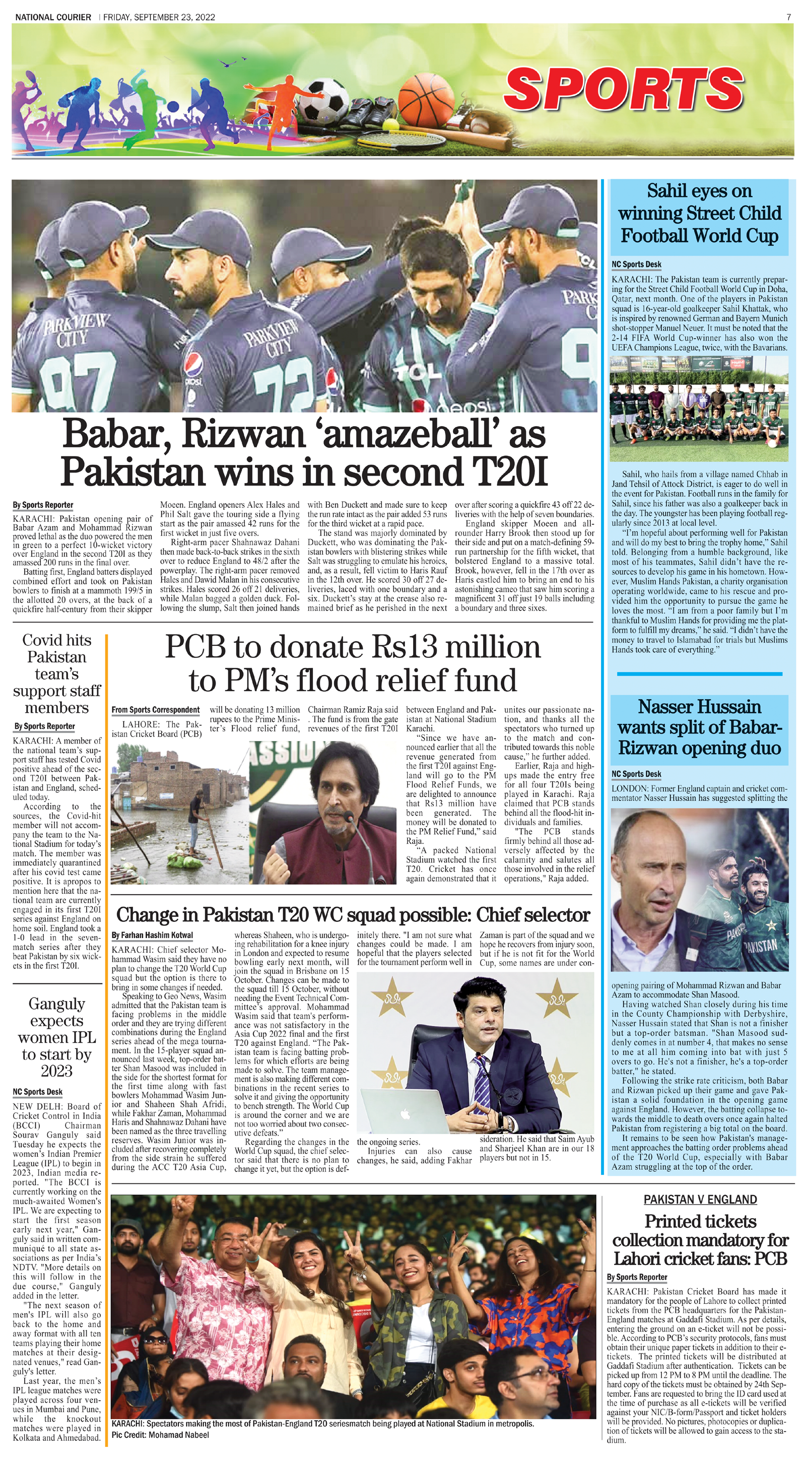 DNC-ePaper | 23 September, 2022 | Sports