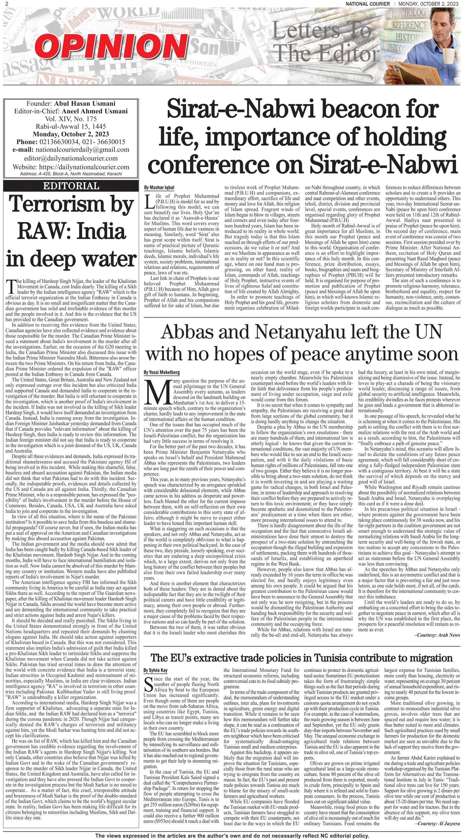 DNC-ePaper | 02 October, 2023 | OP-ED