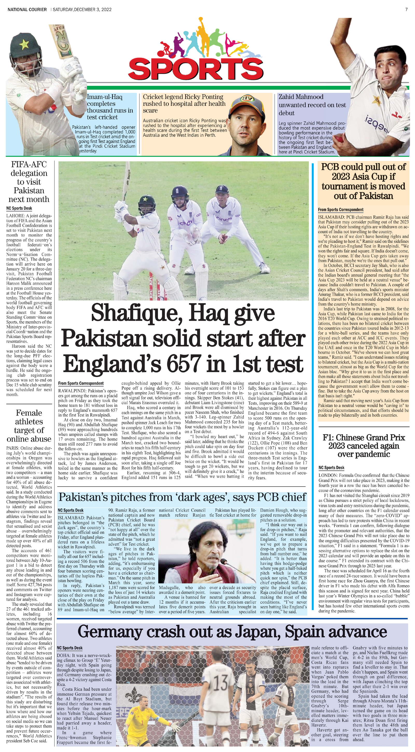 DNC-ePaper | 03 December, 2022 | Sports