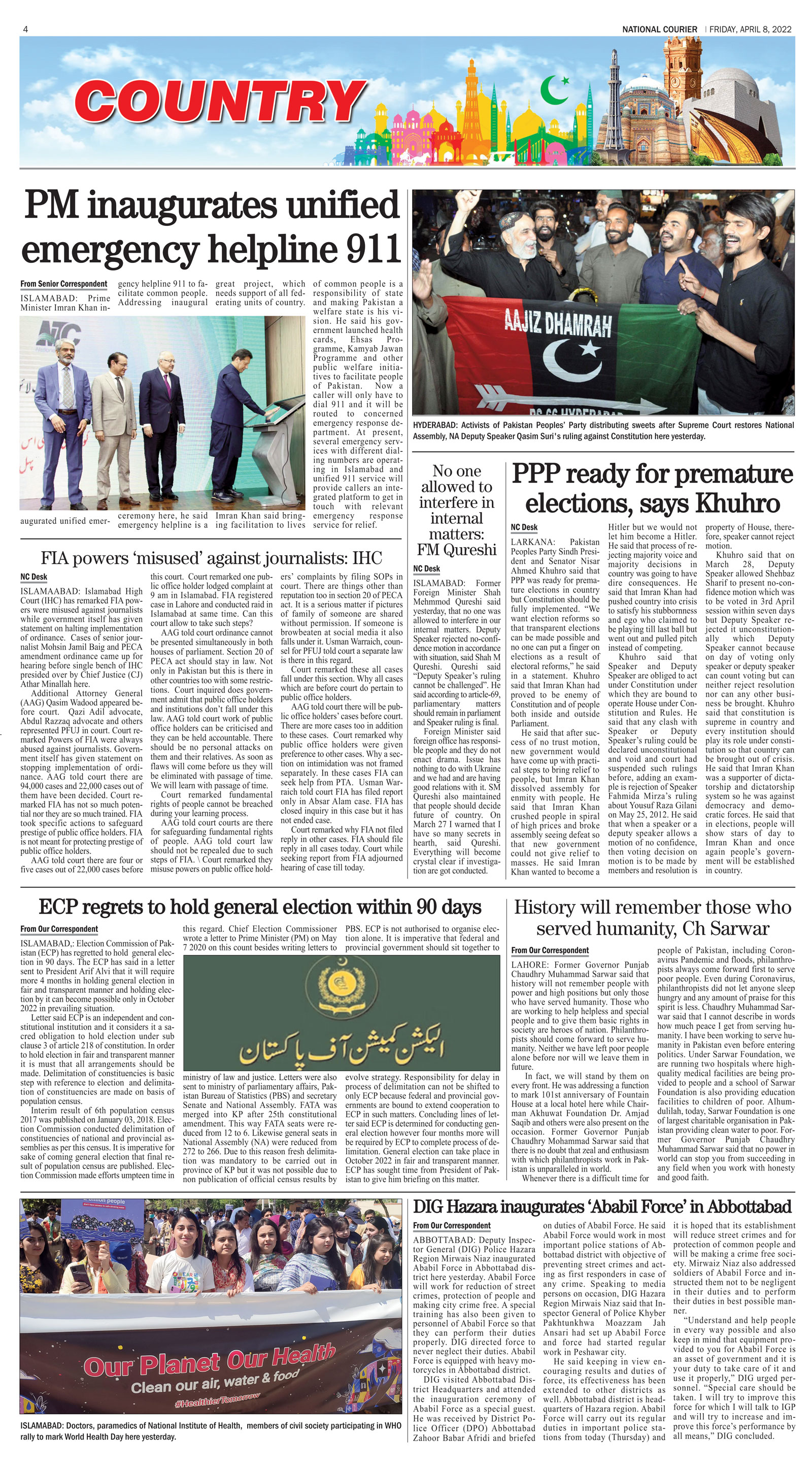 DNC-ePaper | 08 April, 2022 | Country