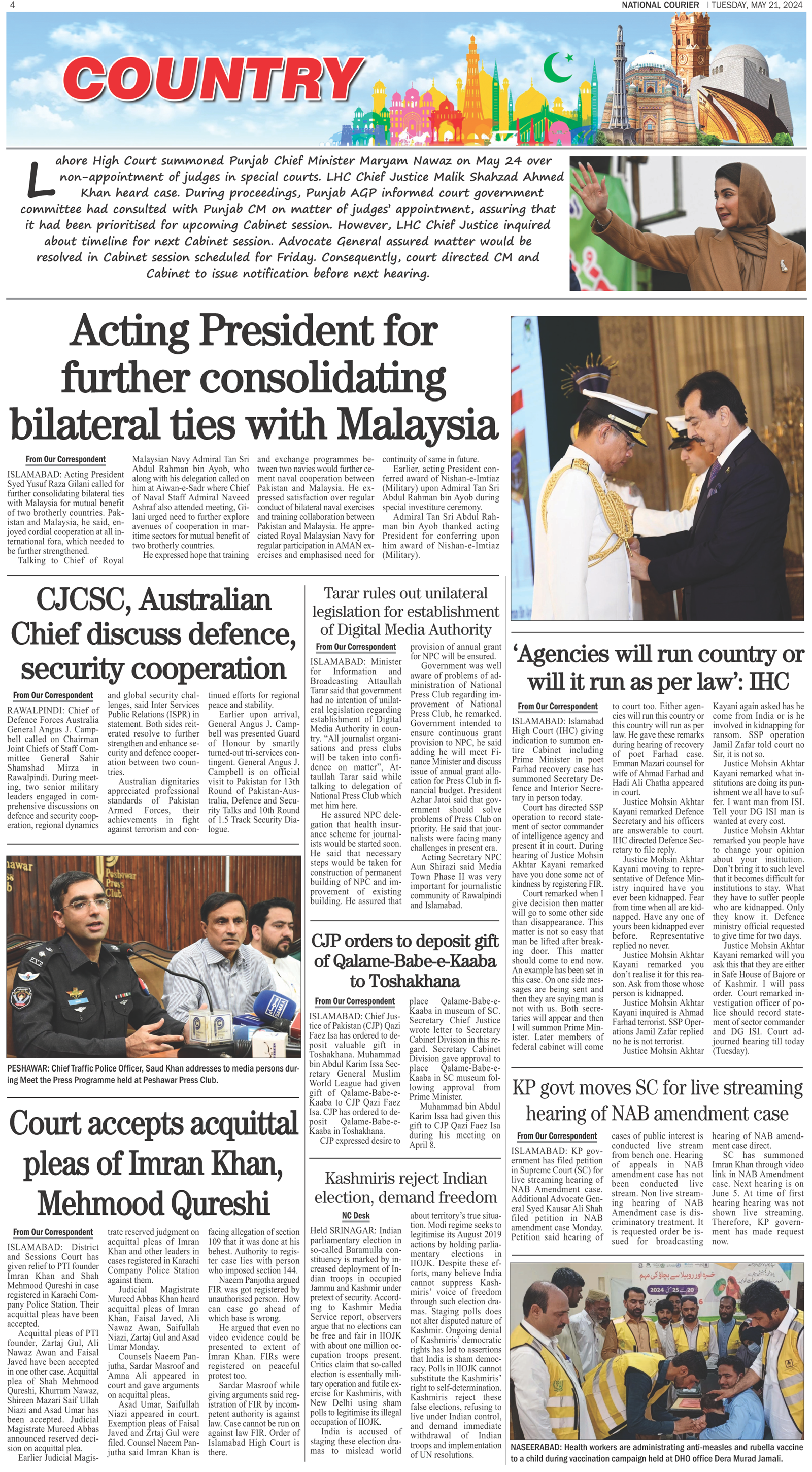 DNC-ePaper | 21 May, 2024 | Country