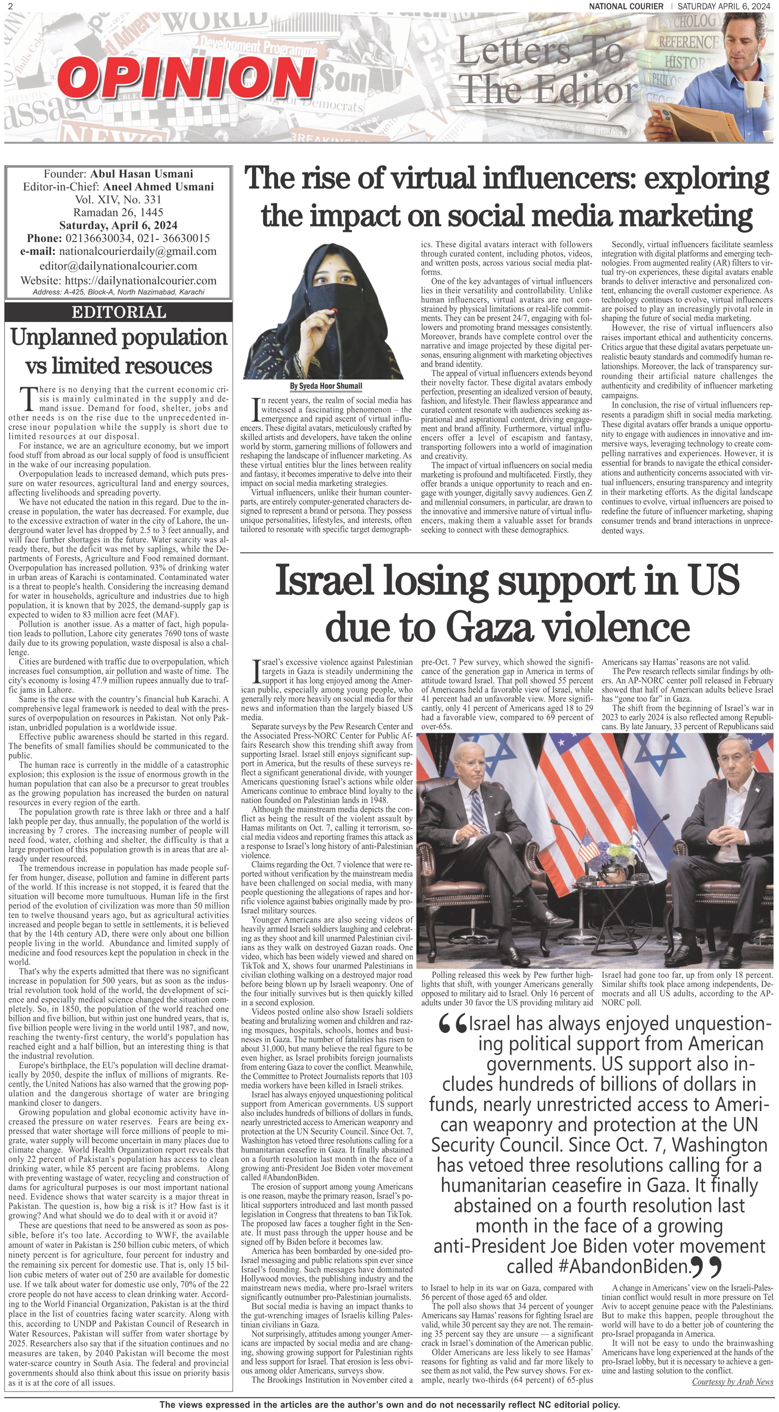 DNC-ePaper | 06 April, 2024 | OP-ED
