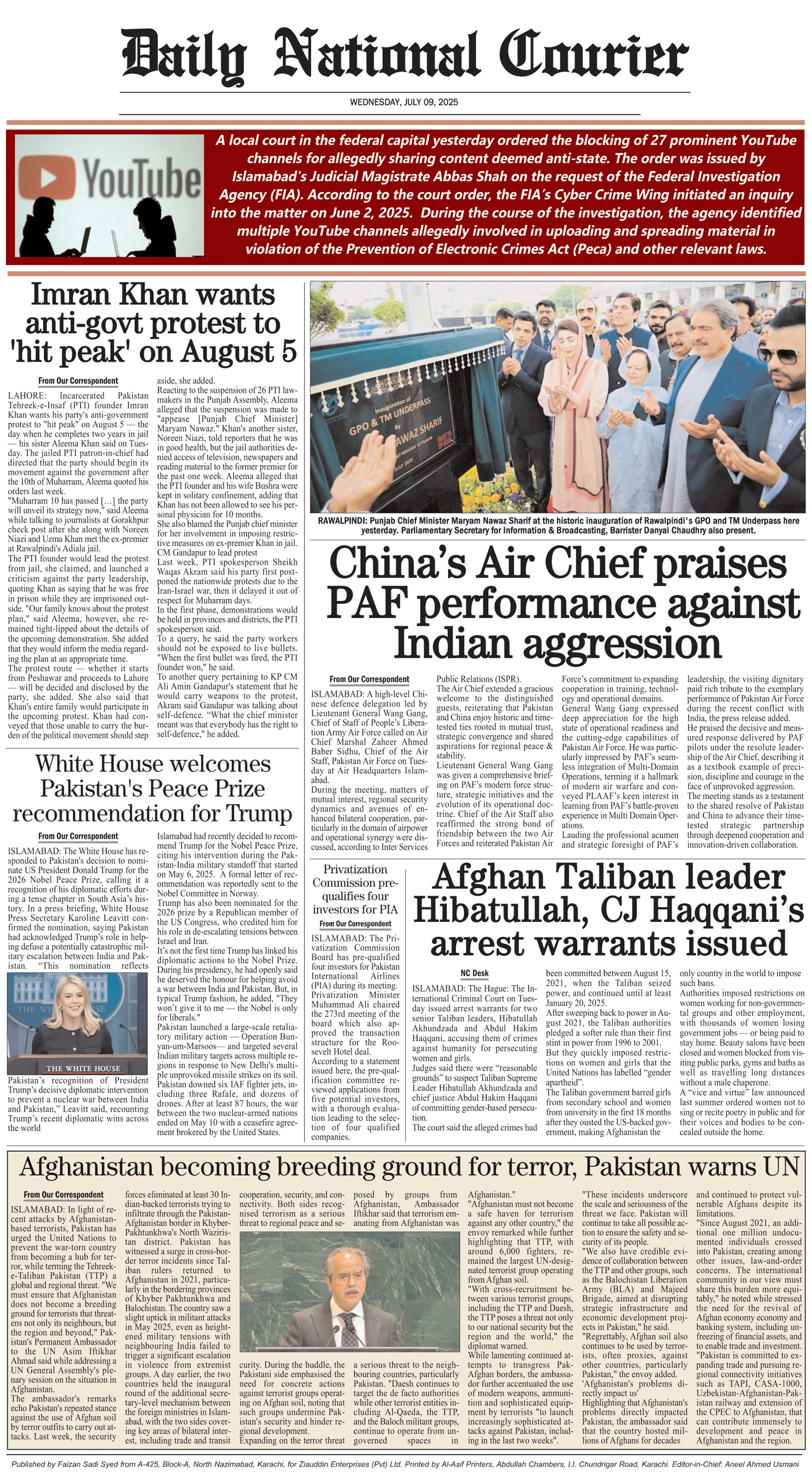 DNC-ePaper | 09 July, 2025 | Back Page