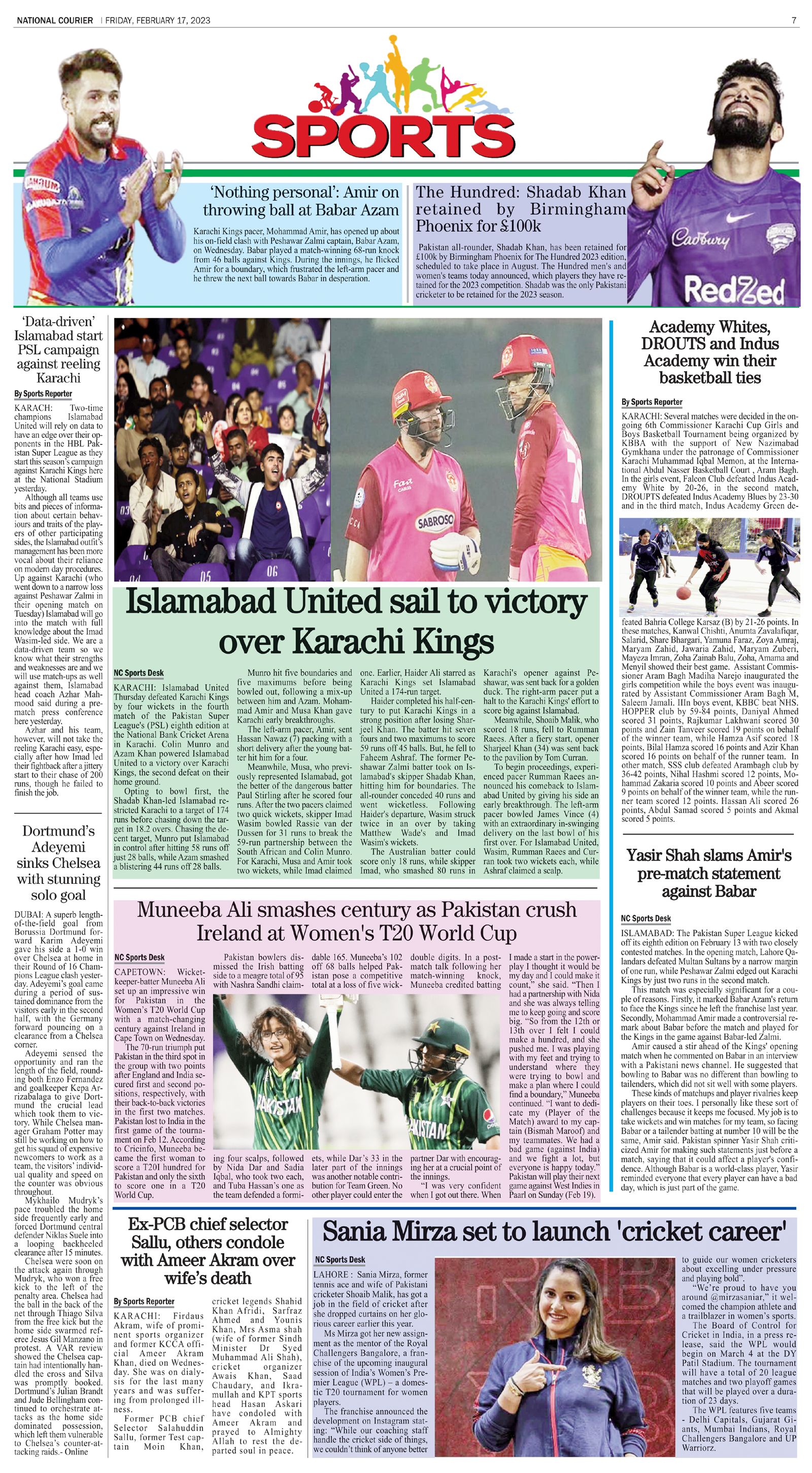 DNC-ePaper | 17 February, 2023 | Sports