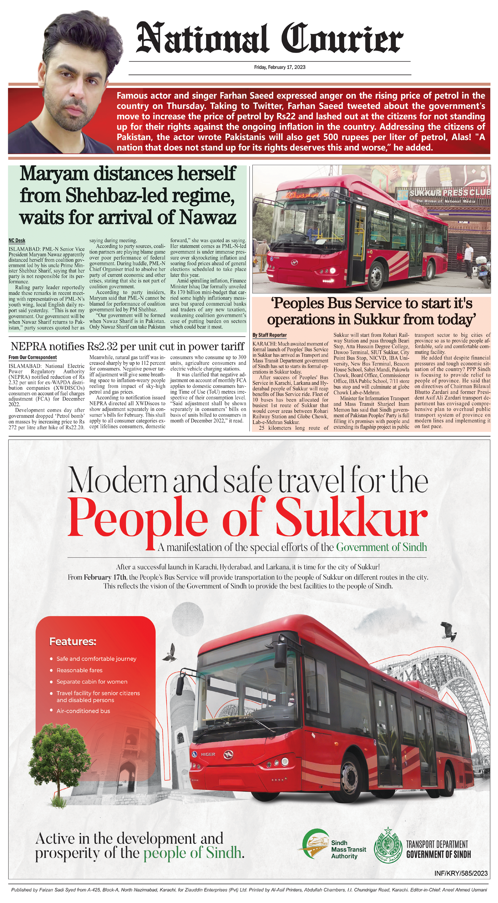 DNC-ePaper | 17 February, 2023 | Back Page