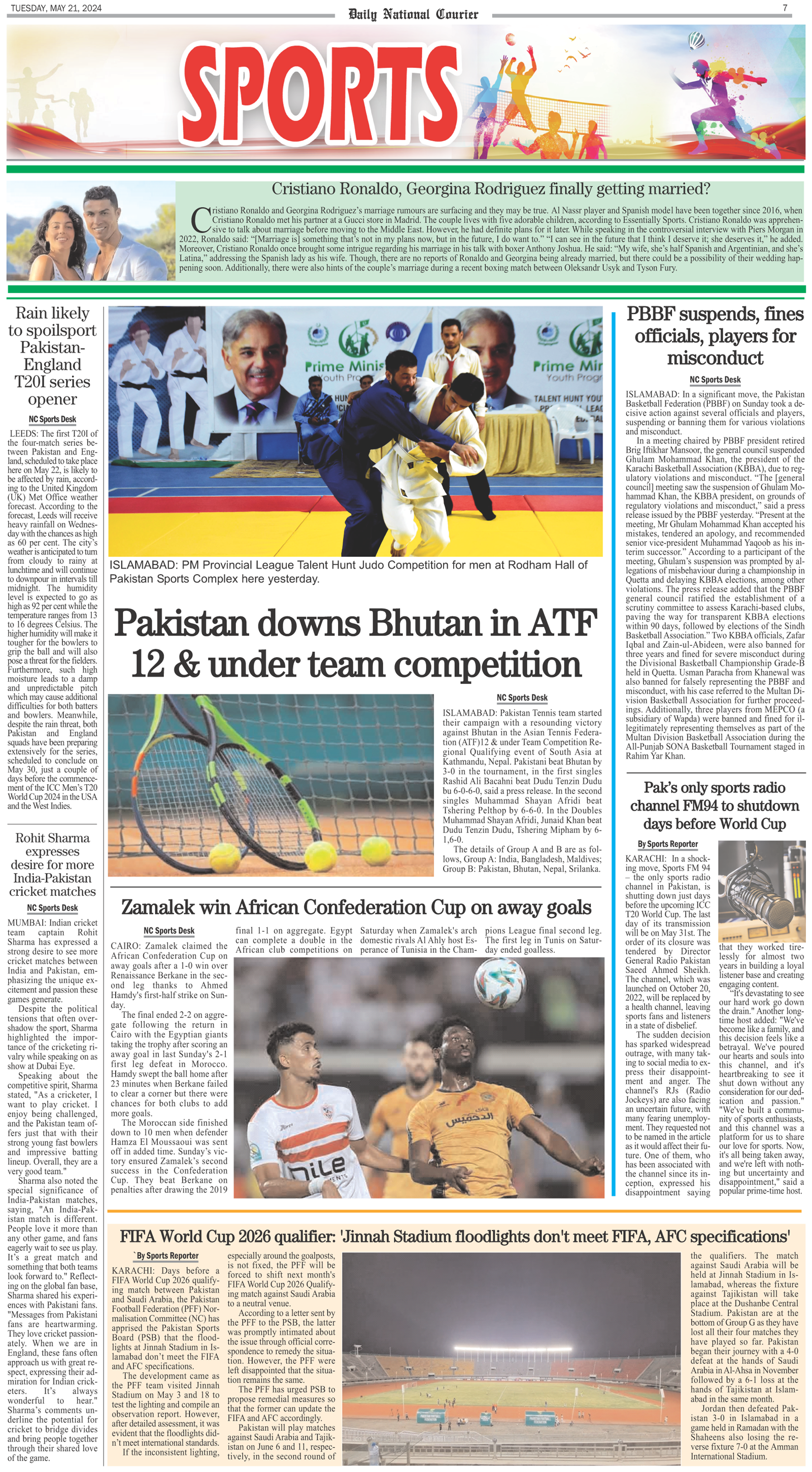 DNC-ePaper | 21 May, 2024 | Sports
