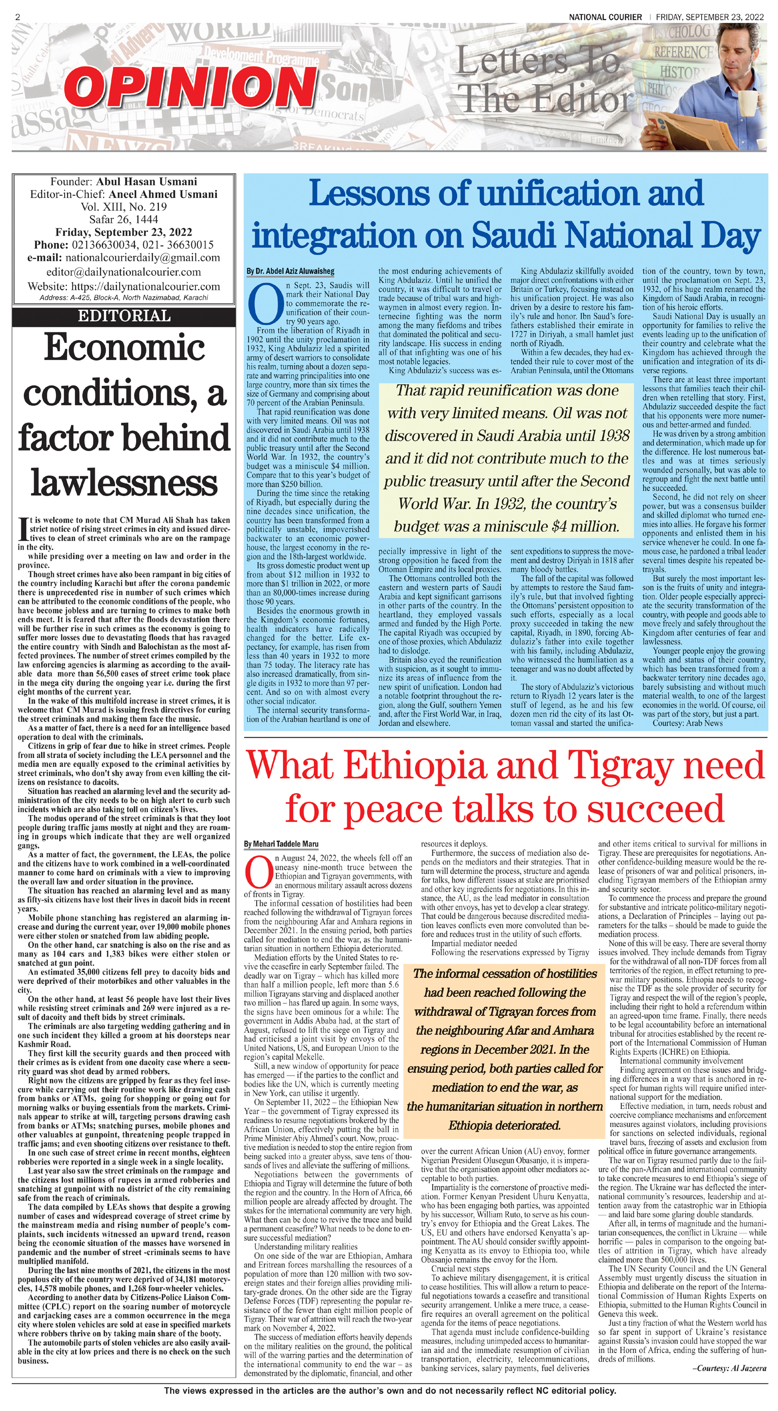 DNC-ePaper | 23 September, 2022 | OP-ED