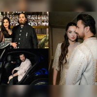Atif's pictures with wife from Ambani pre-wedding function