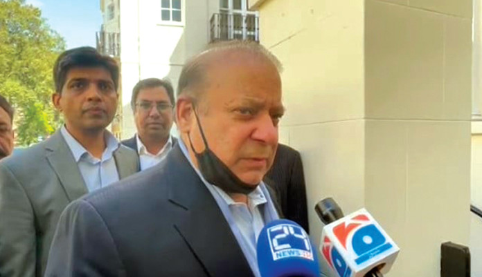 Nawaz insists on punishment for ‘swindlers’ toppled PML-N’s 2017 govt
