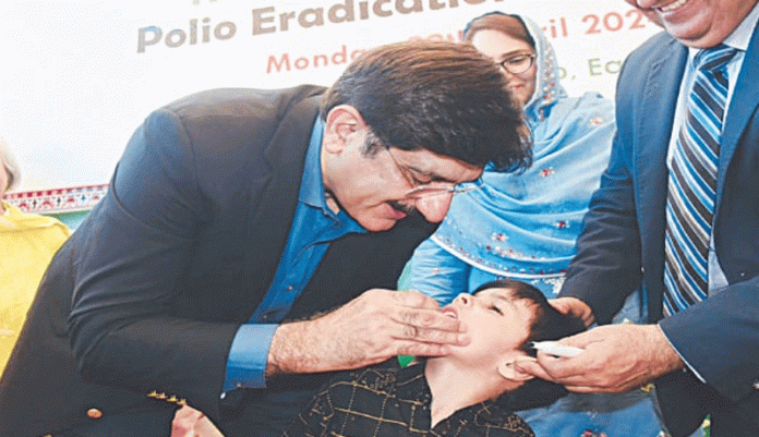 CM Murad launches week-long anti-polio drive in 24 districts