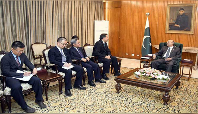President Zardari emphasises stronger economic, cultural ties with China