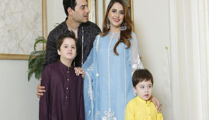 Fatima, Kanwar with kids In Dubai