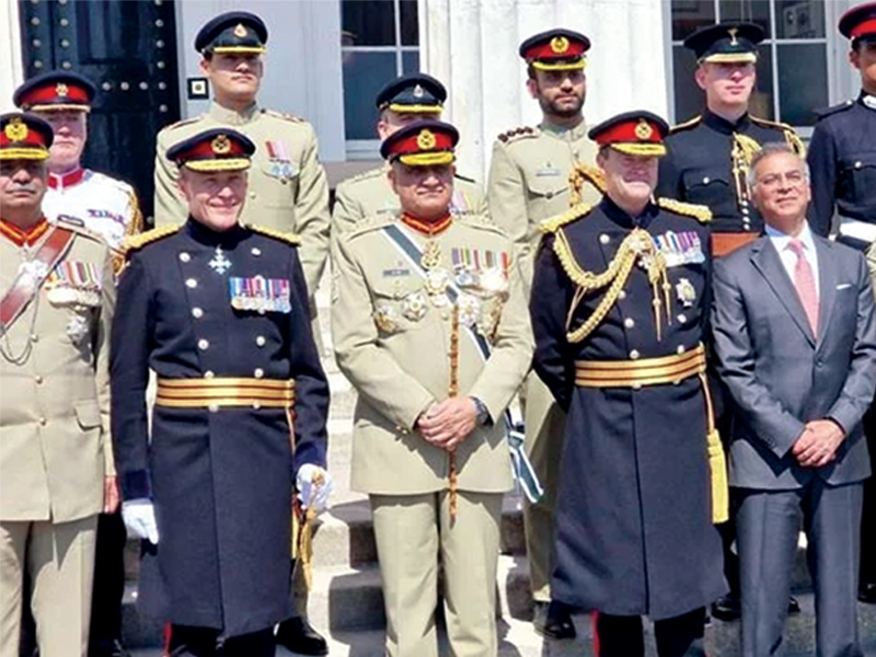 COAS becomes first Pakistani represents Queen at British Royal Military Academy
