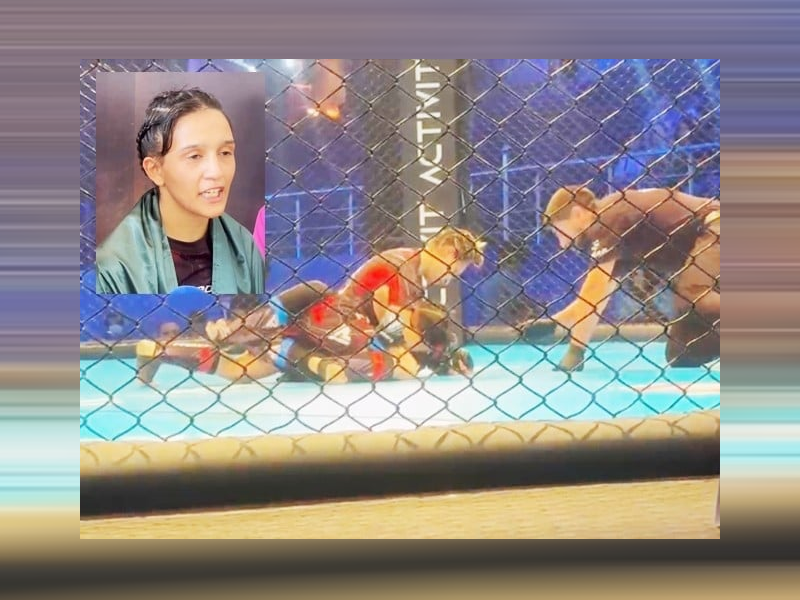 Bano advances to Asian MMA final beating Indian opponent Bano advances to Asian MMA final beating Indian opponent