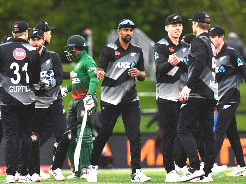 New Zealand reach T20 tri-series final to face Pakistan New Zealand reach T20 tri-series final to face Pakistan