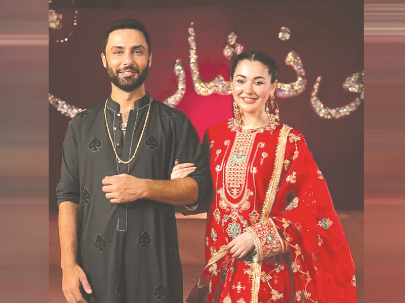 Hania, Ahmed are stunners in Ali Xeeshan shoot