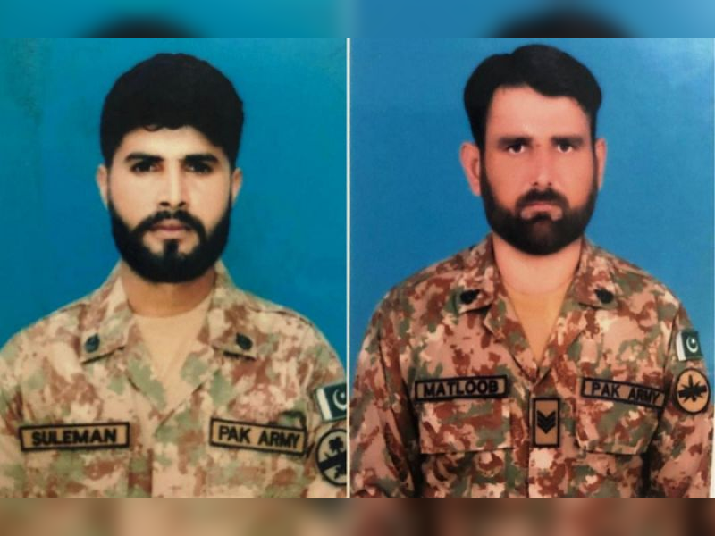 Two soldiers martyred in South Waziristan: ISPR