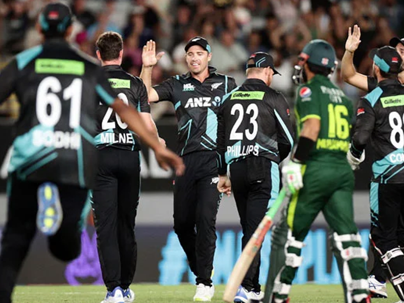 New Zealand trumps Pakistan by 46 runs to go 1-0 up New Zealand trumps Pakistan by 46 runs to go 1-0 up