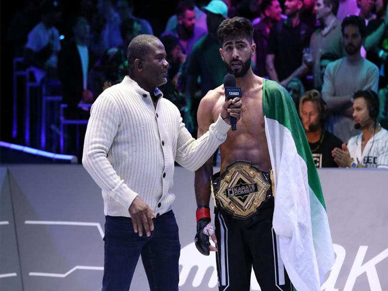 Pakistan fighter Shahzaib clinches Karate Combat KC-49 Championship Pakistan fighter Shahzaib clinches Karate Combat KC-49 Championship