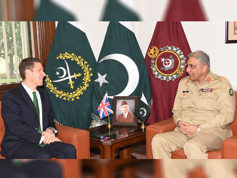 British HC in talks with COAS discuss floods, regional security