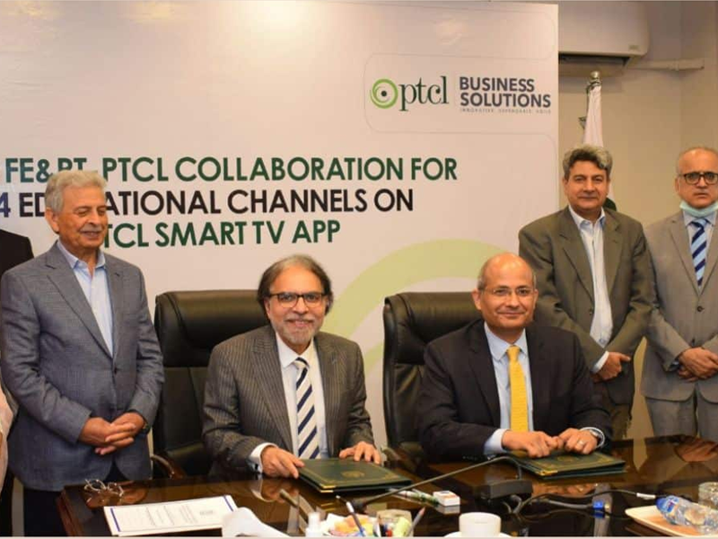 Education Ministry, PTCL ink accord to run 4 educational channels on ‘PTCL Smart TV App’ Education Ministry, PTCL ink accord to run 4 educational channels on ‘PTCL Smart TV App’