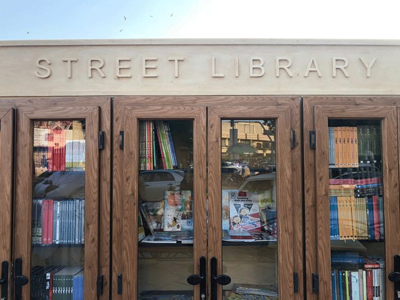 Administrator urges establishment, promotion of street libraries in Karachi