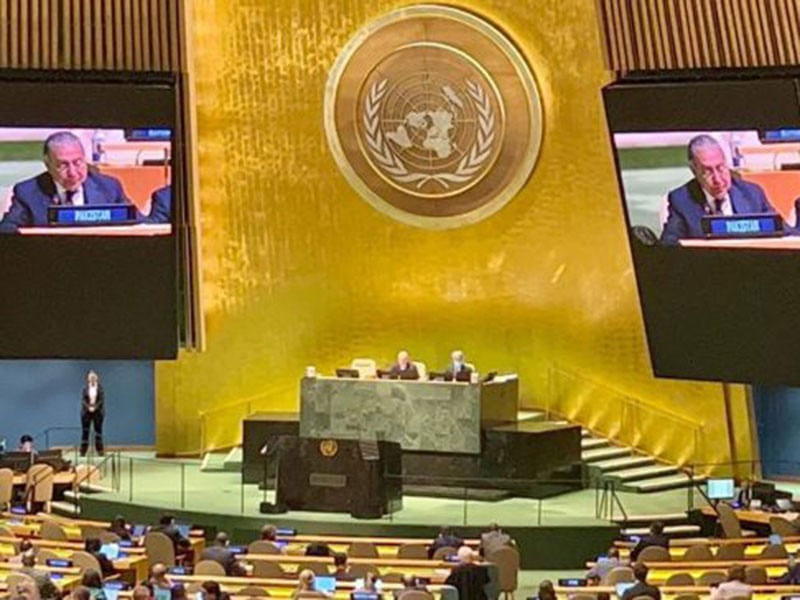 Pakistan abstains as UNGA adopts resolution calling for lasting peace in Ukraine Pakistan abstains as UNGA adopts resolution calling for lasting peace in Ukraine