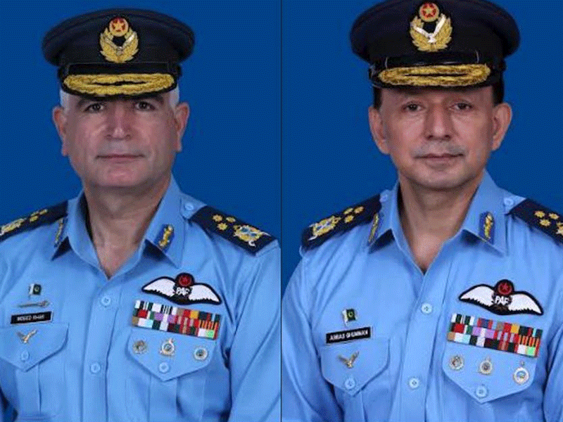 Abdul Moeed, Ghulam Abbas promoted as Air Marshal Abdul Moeed, Ghulam Abbas promoted as Air Marshal