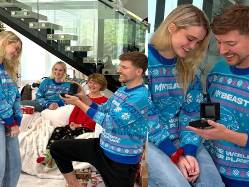 Mr.Beast announces engagement to Thea Booysen Mr.Beast announces engagement to Thea Booysen