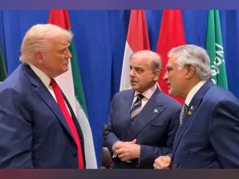 PM Shehbaz, Trump exchange greetings at Arab-Islamic Summit in New York