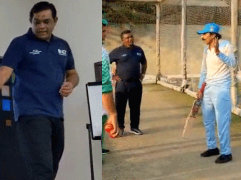 Rashid Latif, Javed Miandad give lectures in ICC Level 3 Coaching Course Rashid Latif, Javed Miandad give lectures in ICC Level 3 Coaching Course