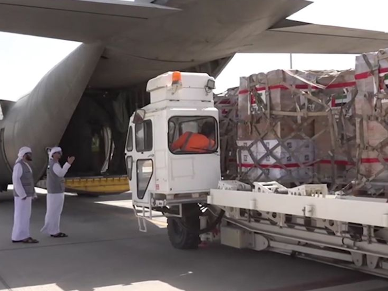 UAE sends more relief aid flights to flood victims UAE sends more relief aid flights to flood victims