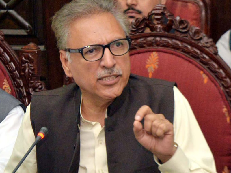 President Alvi urges youth to participate in monsoon plantation drive