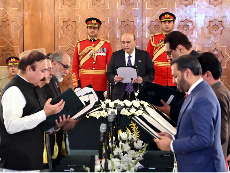 PM Shehbaz expands Cabinet as 27 new members take oath