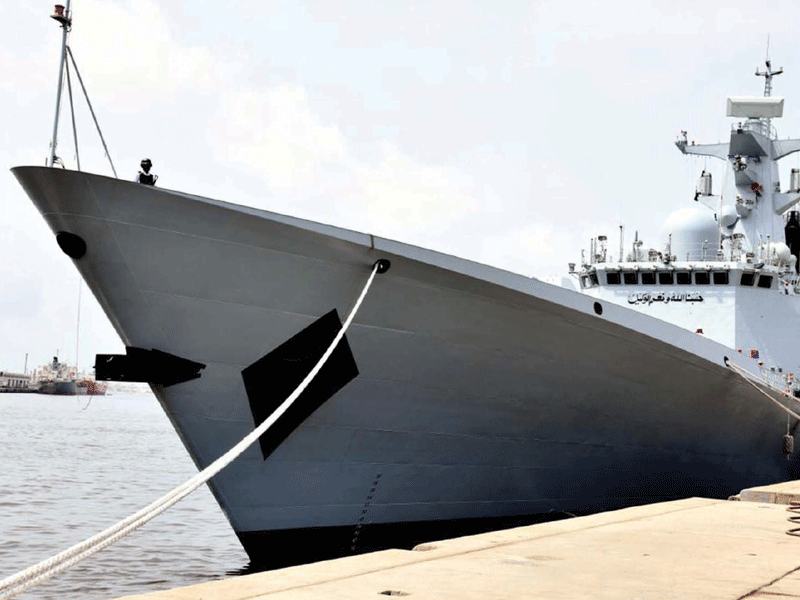 Newly commissioned PNS Shahjahan arrives in Karachi