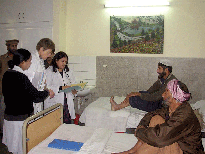 Tessori calls for eradicating leprosy, visits hospital Tessori calls for eradicating leprosy, visits hospital