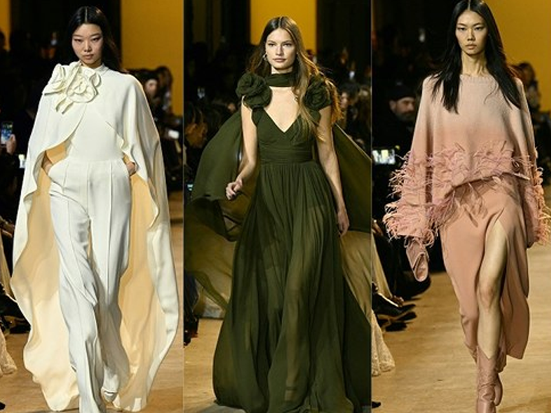 Elie unveils fall/winter 2024 line at Paris Fashion Week