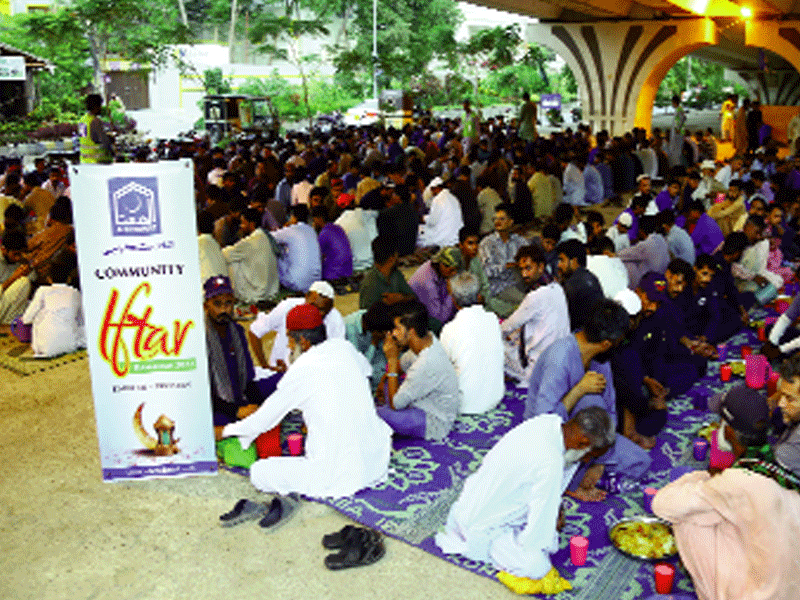 Alkhidmat organises Ramadhan meals throughout city