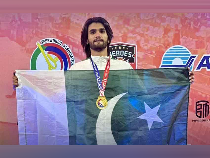 Gold for Pakistan: Amir Khan wins world Taekwondo contest Gold for Pakistan: Amir Khan wins world Taekwondo contest